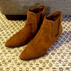 Michael Kors leather upper booties